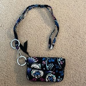 Vera Bradley lanyard wallet